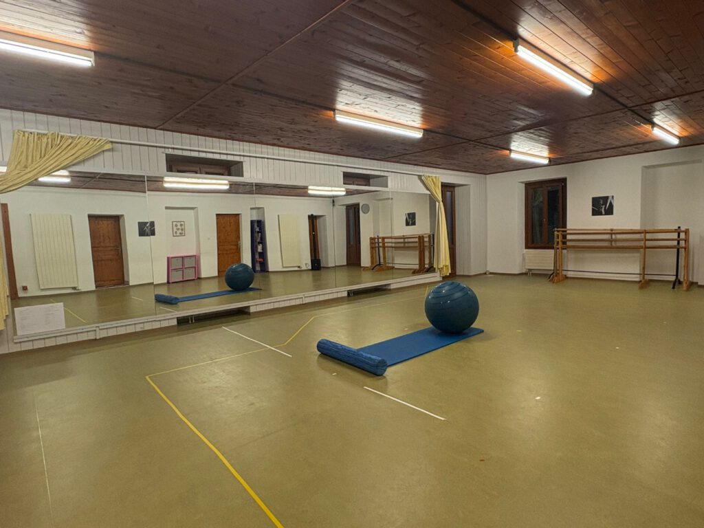 La salle de sports de sol de Salvan, avant rénovation